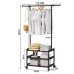 Металева стійка для одягу та взуття SINGLE- POLE SHOE and HAT RACK 107-2