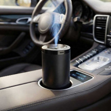 Аромадифузор та зволожувач повітря в автомобіль USB — Ультразвуковий автозволожувач у підсклянник з парфумами Аромадифузор та зволожувач повітря в автомобіль USB — Ультразвуковий автозволожувач у підсклянник з парфумами
