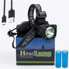 Налобний світлодіодний ліхтар HeadLamp 50039 з акумулятором - Ліхтарик на лоб Налобний світлодіодний ліхтар HeadLamp 50039 з акумулятором - Ліхтарик на лоб