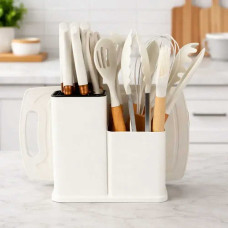 Набір кухонного приладдя 19 в 1 Kitchen Set білий — Всі кухонні прилади для дому Набір кухонного приладдя 19 в 1 Kitchen Set білий — Всі кухонні прилади для дому
