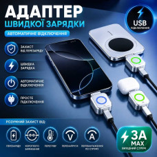 Розумний адаптер для швидкого заряджання USB-C з автовимкненням — Захист батареї при нічній зарядці