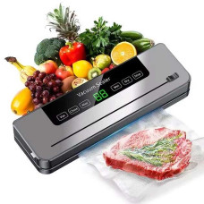 Вакууматор для продуктів та заморозки — Домашній кухонний пакувальник для м'яса, риби та овочів Вакууматор для продуктів та заморозки — Домашній кухонний пакувальник для м'яса, риби та овочів