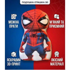 М'яка об'ємна подушка 3D Спайдер-Мен (Spider-Man) - Декоративна іграшка для хлопчиків М'яка об'ємна подушка 3D Спайдер-Мен (Spider-Man) - Декоративна іграшка для хлопчиків