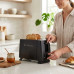 Побутовий електротостер на 2 скибочки Silver Love QLT-298A - чорний тостер 750 Вт зі звуковим сигналом Побутовий електротостер на 2 скибочки Silver Love QLT-298A - чорний тостер 750 Вт зі звуковим сигналом