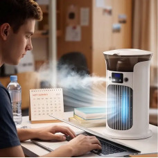 Вентилятор-охолоджувач Spray Air Cooler LY-940 з розпилювачем води та LED-підсвічуванням Вентилятор-охолоджувач Spray Air Cooler LY-940 з розпилювачем води та LED-підсвічуванням
