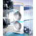 Дворівневий вентилятор-зволожувач Double-Ended Spray Fan 10W (Type-C, LED)