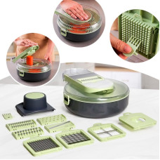 Безпечна овочерізка-мультислайсер із захисною рукавичкою Vegetable Cutter 10123 Безпечна овочерізка-мультислайсер із захисною рукавичкою Vegetable Cutter 10123