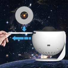 Подарунковий набір Проектор планетарій Galaxy Projector 13 слайдів 10121 