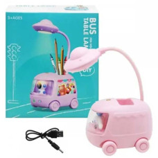 Дитяча лампа для письмового столу Автобус (Bus table lamp) з органайзером для канцелярії Дитяча лампа для письмового столу Автобус (Bus table lamp) з органайзером для канцелярії