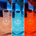 Настільна кришталева лампа Роза з сенсорним керуванням та пультом (Rose diamond table lamp)