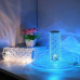 Настільна кришталева лампа Роза з сенсорним керуванням та пультом (Rose diamond table lamp)