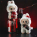 Плюшевий брелок Лабубу Білий Labubu x Coca-Cola Secret колекційна іграшка Плюшевий брелок Лабубу Білий Labubu x Coca-Cola Secret колекційна іграшка