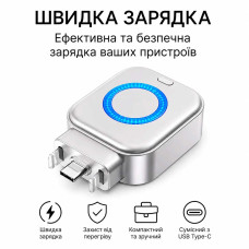 Адаптер швидкого заряджання USB-C з інтелектуальним автоматичним вимкненням живлення