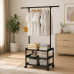 Вішалка-стійка для одягу та взуття підлогова SINGLE- POLE SHOE and HAT RACK 107-2