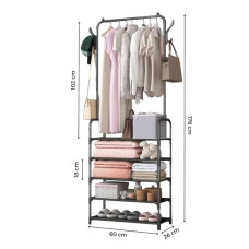 Стійка-вішалка Clothes Rack Up для спальні 170×60×26 см Стійка-вішалка Clothes Rack Up для спальні 170×60×26 см