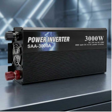 Перетворювач 12V-220V 3000W SSK алюмінієвий — Автомобільний інвертор 12-220В 3000 Вт Перетворювач 12V-220V 3000W SSK алюмінієвий — Автомобільний інвертор 12-220В 3000 Вт