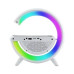 Смарт лампа з бездротовою зарядкою, Bluetooth колонка для спальні, RGB-нічник арт. 815249 Смарт лампа з бездротовою зарядкою, Bluetooth колонка для спальні, RGB-нічник арт. 815249