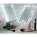 Дзеркало для макіяжу з LED-підсвіткою, Настільне дзеркальце для візажу, Аксесуар для краси мод. 1947265 Дзеркало для макіяжу з LED-підсвіткою, Настільне дзеркальце для візажу, Аксесуар для краси мод. 1947265
