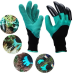 Садові рукавиці, Перчатки-граблі з пластиковими кігтями, водонепроникні для посадки та рихлення 5831904 Садові рукавиці, Перчатки-граблі з пластиковими кігтями, водонепроникні для посадки та рихлення 5831904
