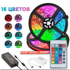 Світлодіодна стрічка, ЛЕД підсвітка з RGB керуванням, Діодна стрічка для кімнати та декору мод. 8410925 Світлодіодна стрічка, ЛЕД підсвітка з RGB керуванням, Діодна стрічка для кімнати та декору мод. 8410925