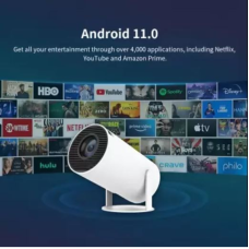 Проектор для домашнього кінотеатру та ігор, міні-проектор з Android 11 та Wi-Fi, смарт-проектор мод. 8419527