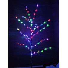 Світлодіодне дерево з зірками на 72 LED, світлова фігура для новорічного декору, святкове освітлення мод. 8412953 Світлодіодне дерево з зірками на 72 LED, світлова фігура для новорічного декору, святкове освітлення мод. 8412953